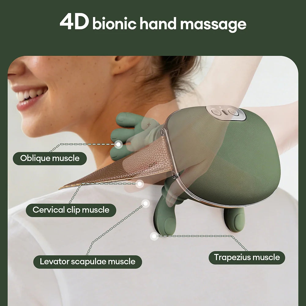 4D Bionic Finger Neck Shoulder Massager