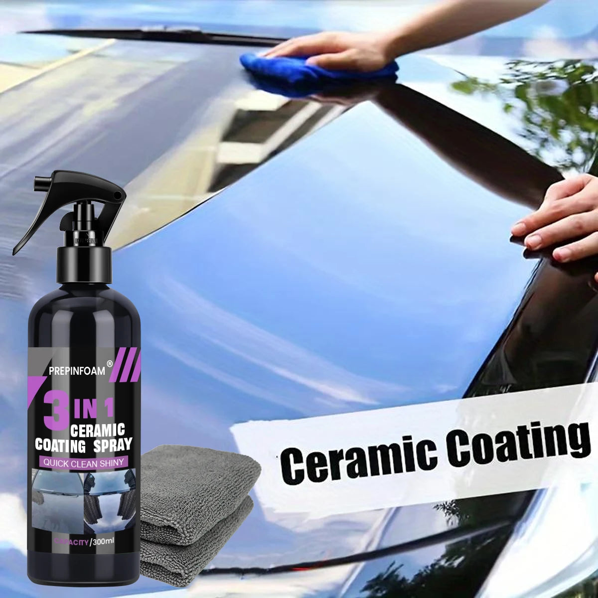 Nano Ceramic Car Coating – Hydrophobic Shine & Scratch Protection